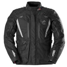 Image of Furygan Apalaches Evo Motorcycle Jacket Black Grey