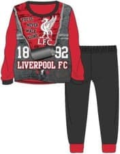 Image of Boys Kids Liverpool Pyjamas Nightwear Long Sleeve PJs 4 to 12 years Cotton