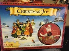 Image of Christmas Classic Music Christmas Joy Hardcover Jigsaw Book With CD