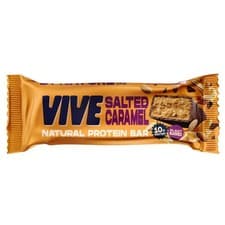 Image of Vive Salted Caramel Dark Chocolate Protein Snack Bar 49g - 12 Pack