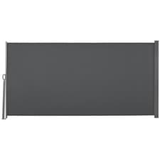 Image of Outsunny 3x1.6M Retractable Side Awning Screen Fence Patio Privacy Divider Grey