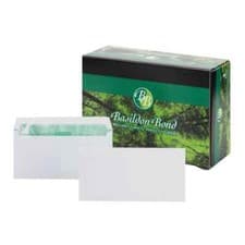 Image of Basildon Bond DL Envelopes Wallet Peel and Seal 120gsm White (500 Pack) C80116