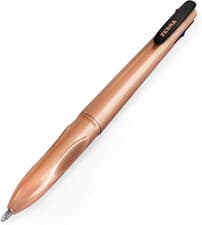 Image of Zebra Z-Grip Elegance 4 in 1 Colours Retractable Ballpoint Pen - 1.0Mm - Rose...