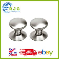Image of Various Premium Material Round Door Knobs Ceramic Pine Chrome Assorted