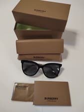 Image of Burberry Sunglasses BE4308 3853T3 Black Gray Gradient Polarized