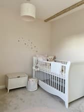 Image of Scandiborn CuddleCo Clara Cot Bed - White