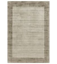 Image of Blade Border Smoke Putty Rug 160x160cm (RRP £329)