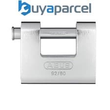 Image of ABUS 20072 92/80mm Monoblock Brass Body Shutter Padlock ABU9280