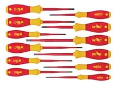 Image of Wiha SoftFinish® electric slimFix Screwdriver Set, 12 Piece WHA41003