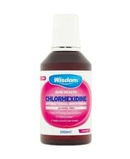 Image of Wisdom Chlorhexidine 300ml Antibacterial Mouthwash