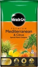 Image of Miracle-Gro Mediterranean & Citrus Garden Compost Iron Greener Plant Leaves 6L