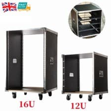 Image of 12U/16U Universal Open Frame 19" Server Equipment Rack Cabinet AV Holder KTV Bar