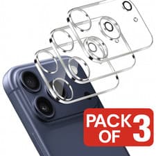 Image of 3PACK Tempered Glass CAMERA LENS Protector for iPhone 17 Pro Max 16 15 14 13 12