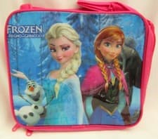 Image of Disney Frozen Anna Elsa Forever Sisters with Olaf 9.5" Insulated Lunch Bag-New!