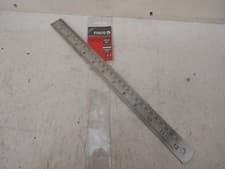 Image of FISCO X712S 300MM 12" STAINLESS STEEL RULE METRIC & IMPERIAL