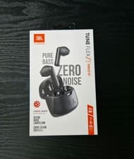 Image of JBL Tune Flex True Wireless Noise Cancelling Earbuds, Black