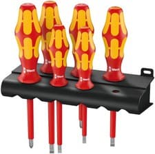Image of Wera 160 i/6 Rack Screwdriver set Kraftform Plus Series 100 + Rack