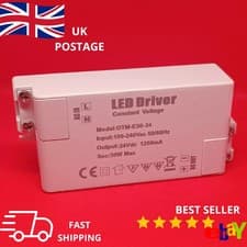 Image of White LED Constant Voltage Driver Transformer 30W MAX 24Vdc 1250mA 100-240Vac