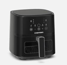Image of Chefman 3.75L Air Fryer, Touch Controls with 4 Presets, Compact Air Fryer 