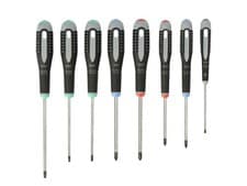 Image of Bahco ERGO Screwdriver Set 8 Piece Comfort Handles Mixed Set BE-9872