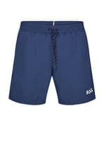 Image of Hugo Boss Starfish Swim Shorts Dark Blue Leg Logo Quick Dry Size 2XL BNWT