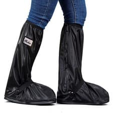 Image of Reusable Overshoe Cycling Motorcycle Bike Rain Boot Shoes Cover Waterproof UK