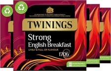 Image of Twinings English Strong Breakfast Tea | Bold, Lively & Full of Flavour Black Tea