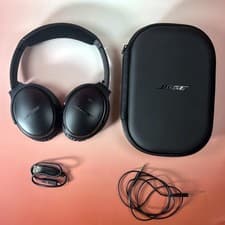 Image of Bose QuietComfort QC 35 Series I Wireless Noise Cancelling Headphones Black
