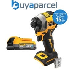 Image of Dewalt DCF850N 18v XR Brushless Ultra Compact Impact Driver + POWERSTACK Battery