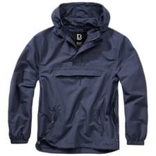 Image of Brandit Summer Windbreaker Adjustable Breathable Mens Mesh Lining Navy
