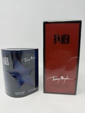 Image of Thierry Mugler A Men Soap Savon Noir + B Men Shampoo Bundle Discontinued Sealed