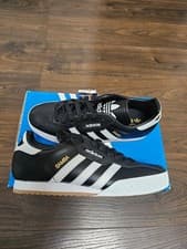 Image of Adidas Original OG Samba Super Mens Trainers/Sneakers - UK 8.5- BNWT-Black/White