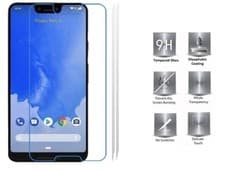 Image of 2x TEMPERED GLASS Clear LCD Screen Protector Guard Cover for Google Pixel 3 XL