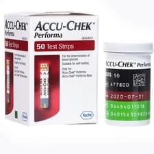Image of Accu-Chek Performa Test Strips for Easy Blood Glucose Monitoring - 50 Strips