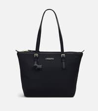Image of Radley Shoulder Bag Medium Size MONTAGUE STREET RESPONSIBLE Black Nylon RRP 155