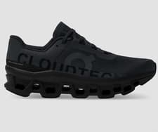 Image of On Running Cloudmonster Running Shoes Black
