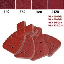 Image of Mouse Sanding Sheets 40-120 Grit Black and Decker Discs Sander Pads Sandpaper UK