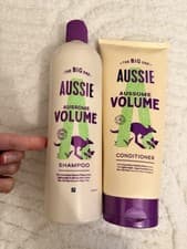 Image of DUO Aussie Aussome Volume Shampoo 500ml + Conditioner 350ml w/ Australian Plum