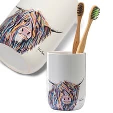 Image of Croydex Art by Steven Brown Angus McCoo Tumbler - Ceramic One Size, White