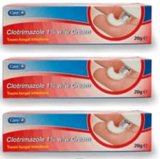 Image of Clotrimazole Original (3x20g) 1% w/w Cream Treats Fungal Infection - 3 Packs