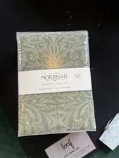 Image of Morris & Co. Acorn Tonal Jacquard Pencil Pleat Curtains 229cm W x 183cm Drop