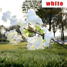 Image of 104cm Artificial Branch Cherry Blossom Fake Silk Flower Tree Party Home Decor