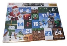 Image of Mattel Minecraft Advent Calendar HXM86 – 3 Figures, 17 Accessories & Stickers