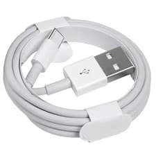 Image of Type C Charging Cable White USB to Type C 1m For iPhone 15 16 17/ Samsung