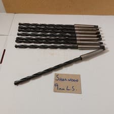 Image of 9mm Long Series Sherwood Taper Shank HSS Drill Bit - MT 1