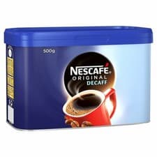 Image of Nescafé Original Decaff Instant Coffee Tin 500g -Tracked service-