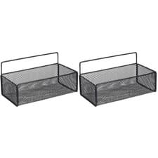 Image of 2 Sets Wall-mounted Storage Shelf Kitchen Shelving Bathroom Shelves
