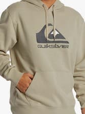 Image of Quiksilver - Hoodie Hoody - Big Logo - Plaza Taupe
