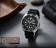 Image of Seiko Prospex SRPE93 Black Turtle Automatic Diver's 200M ISO Certified NewBrand