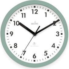 Image of Acctim 74665 Nardo 20Cm Radio Controlled Green Wall Clock